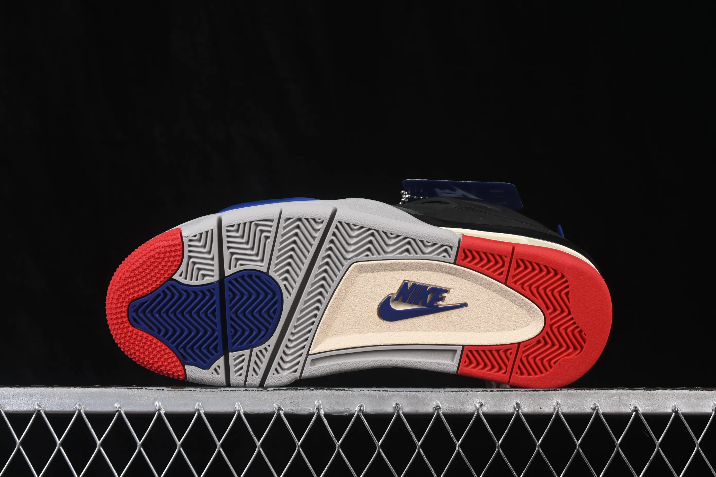 All categories Air Jordan Jordan series basketball shoes Air Jordan 4 LJR version Air Jordan 4 Retro "Lase" AJ4 Joe 4 black gray blue color FV5029-003